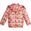 Mattie Puffer Jacket, Dusty Pink Floral - Jackets - 4