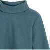 Kennedy Cozy Turtle Neck, Dusty Blue Slate - Shirts - 3