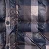 Mattie Puffer Jacket, Brown & Navy Plaid - Jackets - 4 - thumbnail