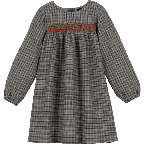 Jenny Dress, Sage Check - Maison Me Dresses | Maisonette