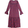 Women's Ginny Dress, Purple Multi Floral - Dresses - 3