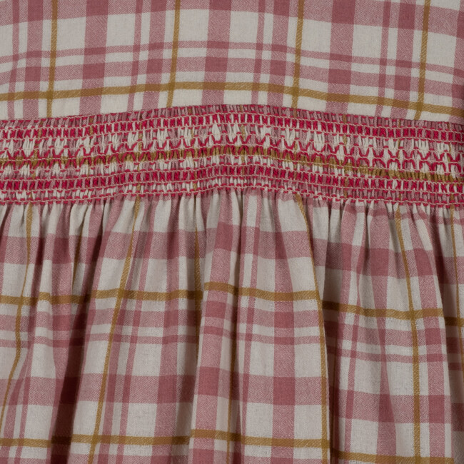 Jenny Dress, Pink Check - Dresses - 3
