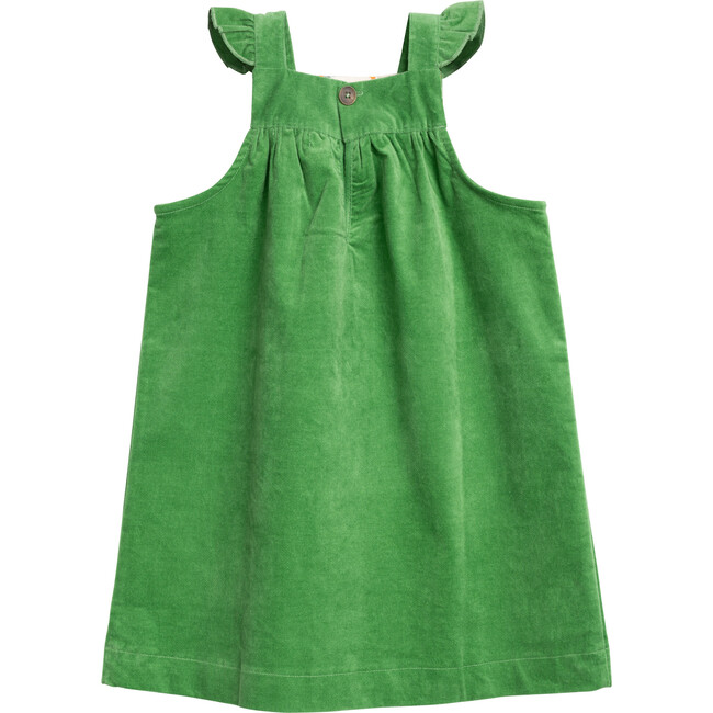 Delphine Dress, Green Velvet
