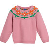 Delilah Sweater, Dusty Pink Floral - Sweaters - 1 - thumbnail