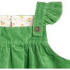 Delphine Dress, Green Velvet - Dresses - 3 - thumbnail