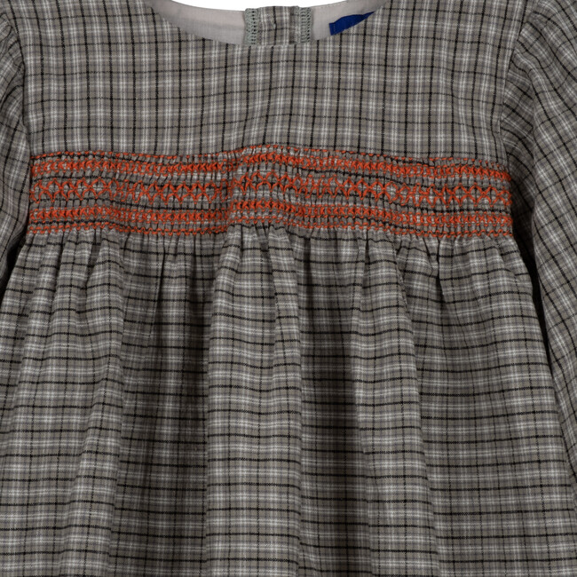 Jenny Dress, Sage Check - Dresses - 4