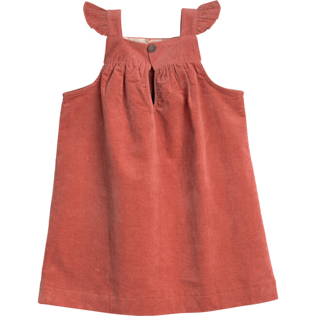 Delphine Dress, Dusty Rose Velvet - Dresses - 3