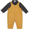 Baby Andrew Set, Workwear Tan & Plaid - Mixed Apparel Set - 1 - thumbnail