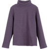 Kennedy Cozy Turtle Neck, Dusty Plum - Shirts - 1 - thumbnail