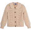 Annaleise Cardigan, Oatmeal - Sweaters - 1 - thumbnail