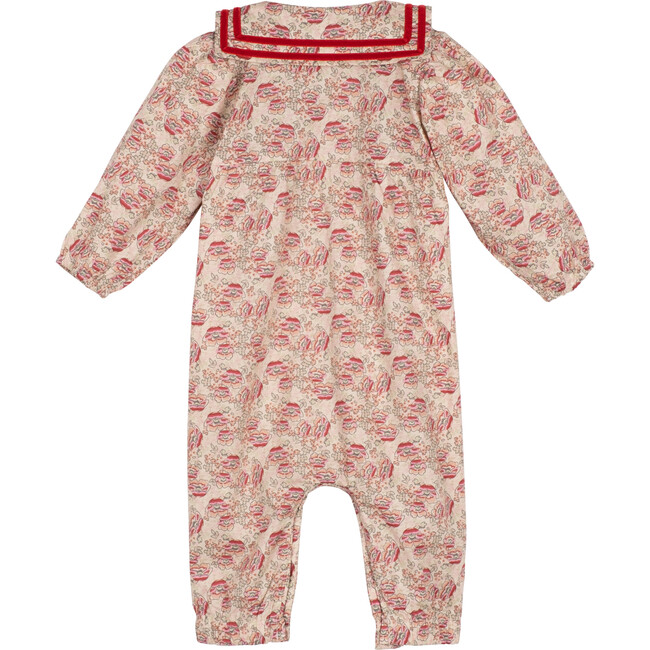 Baby Lillian Bubble, Cream & Pink Floral