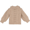 Baby Annie Cardigan, Oatmeal - Sweaters - 2 - thumbnail