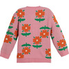 Ashley Cardigan, Dusty Pink Floral - Sweaters - 3