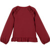 Liz Sweatshirt, Berry - Sweatshirts - 3