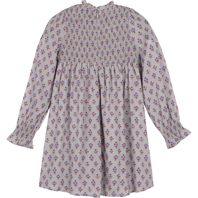Audrey Dress, Grey & Lavender Disty Floral - Dresses - 3