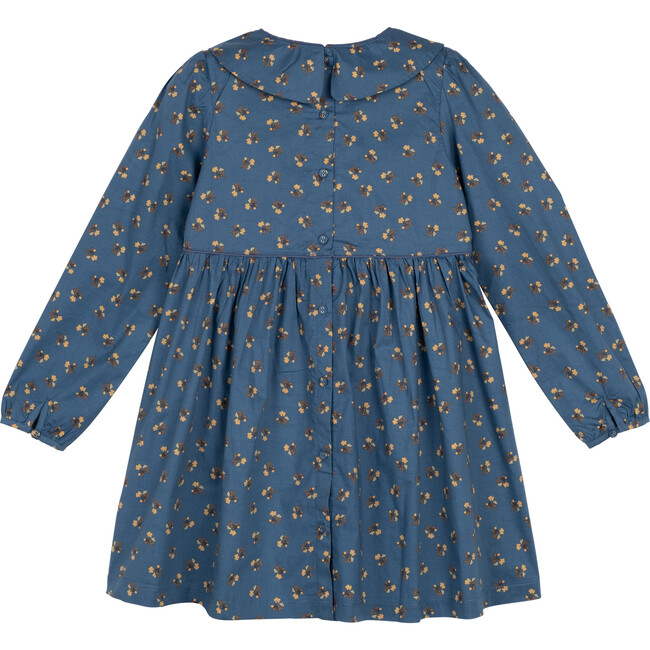Aja Dress, Blue & Yellow Floral - Dresses - 3