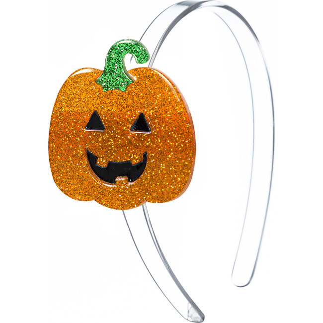 Happy Pumpkin Headband & Bracelet Bundle, Orange