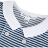 Striped Velour Pajamas, Sky Blue - Pajamas - 3