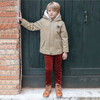 Faux-Fur Lined Parka, Brown - Coats - 2