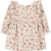 Romantic Floral & Vintage Lace Dress, Pink - Dresses - 4