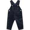 Corduroy Overalls, Navy - Rompers - 1 - thumbnail