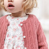 Romantic Floral & Vintage Lace Dress, Pink - Dresses - 5