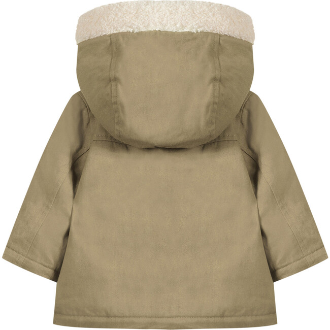 Faux-Fur Lined Parka, Brown - Coats - 5