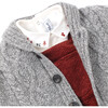 Shawl Collar Cable Knit Cardigan, Grey - Sweaters - 7