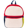 Hook & Loop Kid's Backpack, Beach/Red - Backpacks - 1 - thumbnail