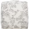 Labelle Floor Pillow, Grey - Pillows - 1 - thumbnail