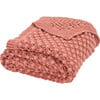 Larza Throw Blanket, Pink - Throws - 1 - thumbnail