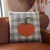 Fall Pumpkin Pillow, Grey - Pillows - 2