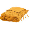 Delena Throw Blanket, Yellow - Throws - 1 - thumbnail