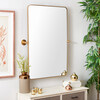 Delinah Mirror, Brown - Mirrors - 2