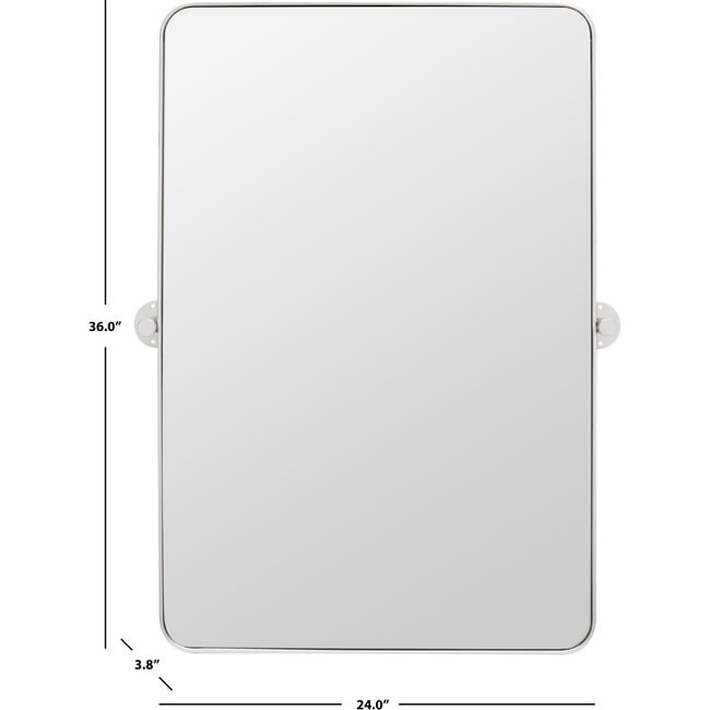 Delinah Mirror, Silver - Mirrors - 3