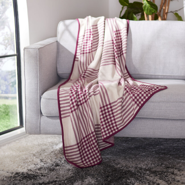 Denita Throw Blanket, Purple - Throws - 2