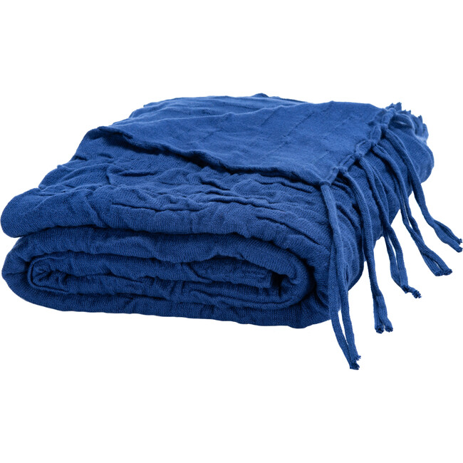 Delena Throw Blanket, Blue