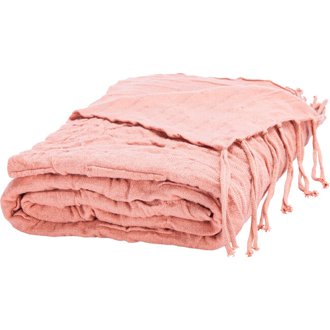 Delena Throw Blanket, Pink