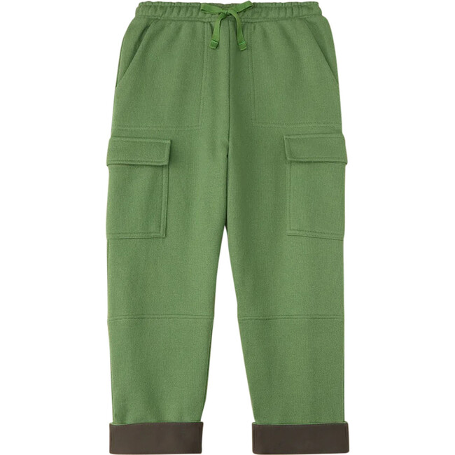 Recycled Cotton Cargo Pants, Dill - Pants - 1