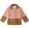 Blush Sheerling Jacket, Coral - Jackets - 1 - thumbnail