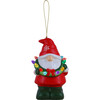Mini Ceramic Figures, Gnome with Wreath - Accents - 1 - thumbnail