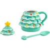 Lidded Nostalgic Tree Mug with Spoon, Seafoam - Tableware - 3