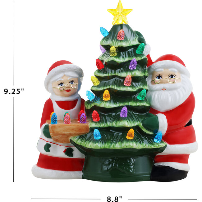 Santa & Mr Claus Nostalgic Tree - Accents - 3