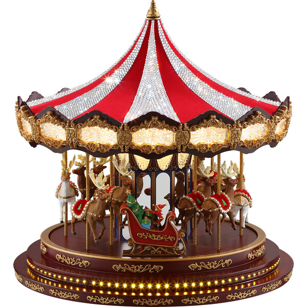 Grand Swarovski Carousel Mr. Christmas Nutcrackers & Accents