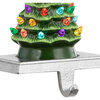 Illuminated Stocking Hanger, Green Tree - Accents - 5