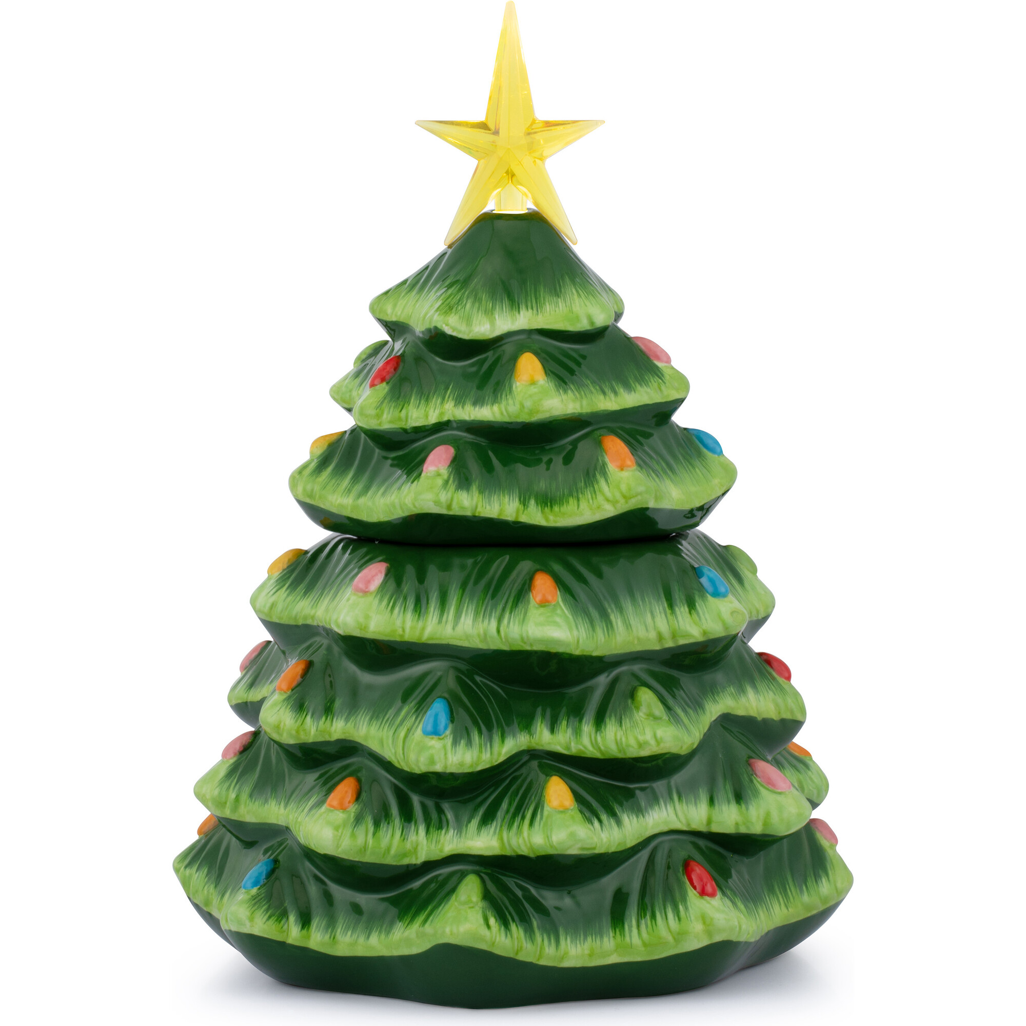 Illuminated Nostalgic Tree Cookie Jar - Accents - 1