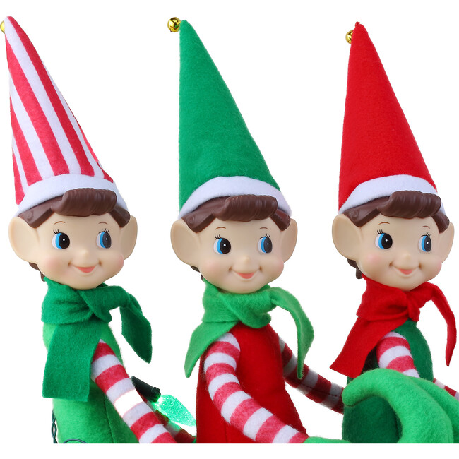 Tabletop Elves in Sleigh - Accents - 4