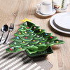 Tree Platter with Dip Section, Green - Accents - 2 - thumbnail