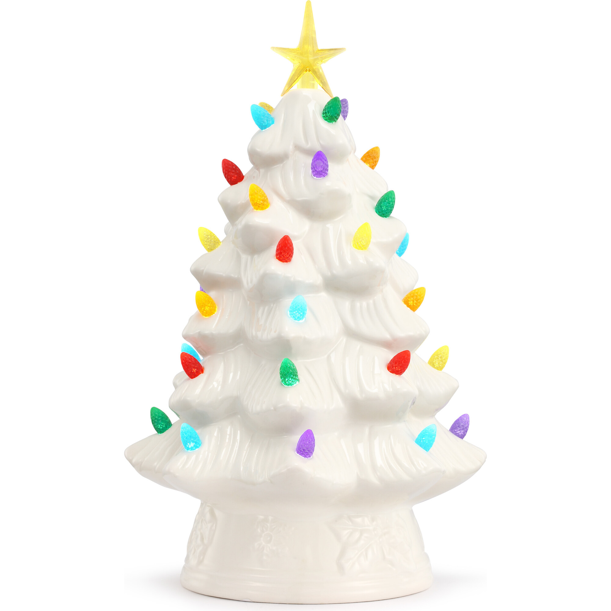 Nostalgic Christmas Tree, White - Accents - 1