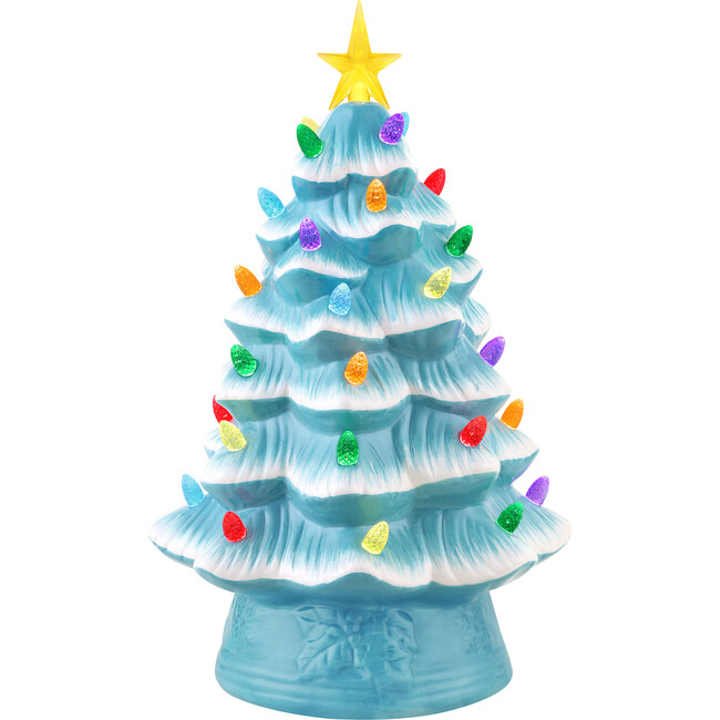 Nostalgic Christmas Tree, Light Blue